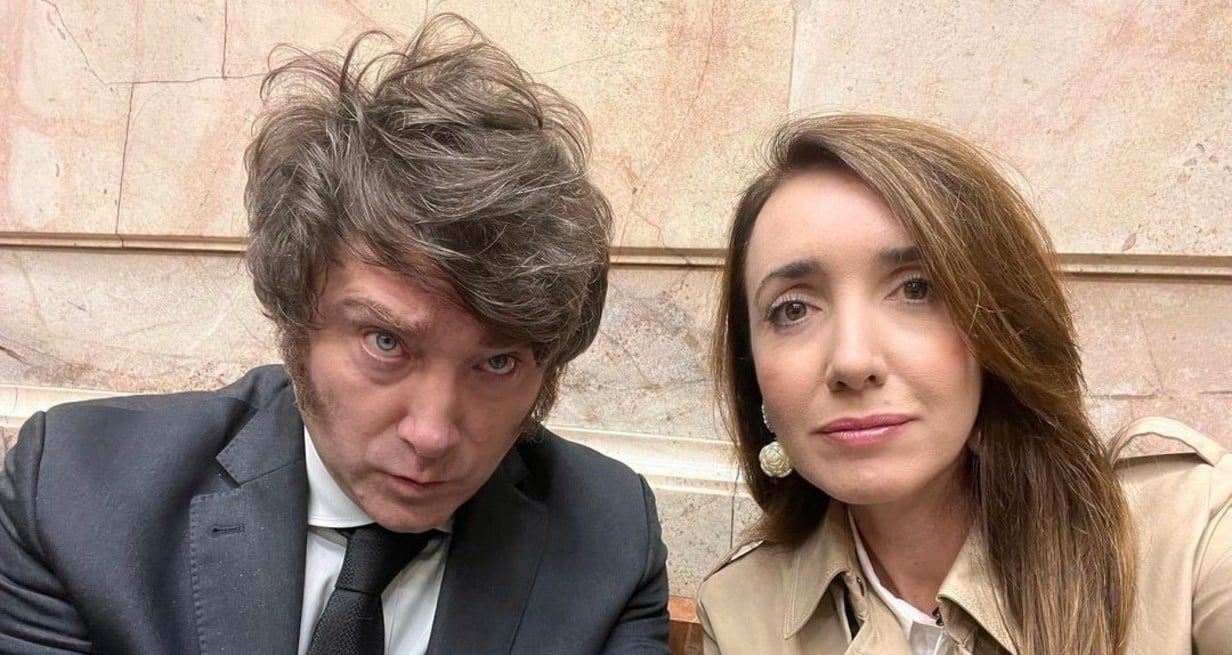 Javier Milei y Victoria Villarruel, la fórmula libertaria del batacazo en las primarias nacionales.