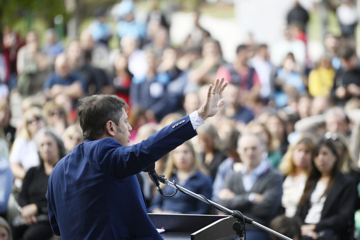 Gobernador bonaerense Axel Kicillof en Tres Arroyos