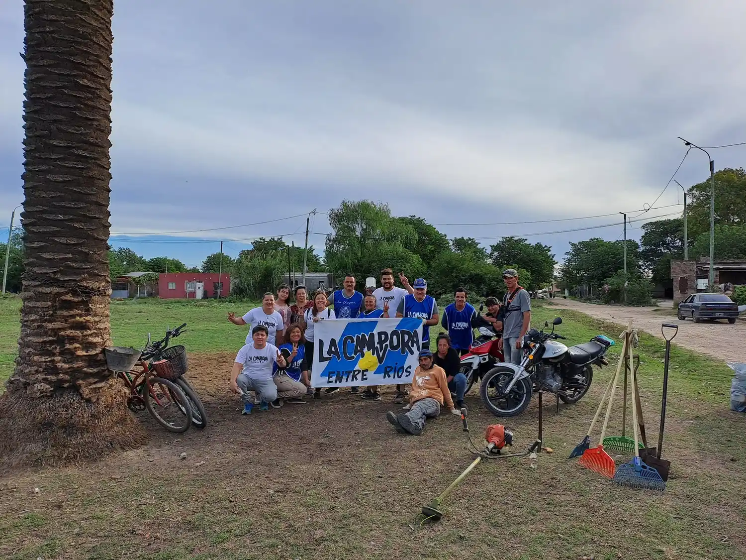 Se realizó una jornada solidaria en barrio Molino