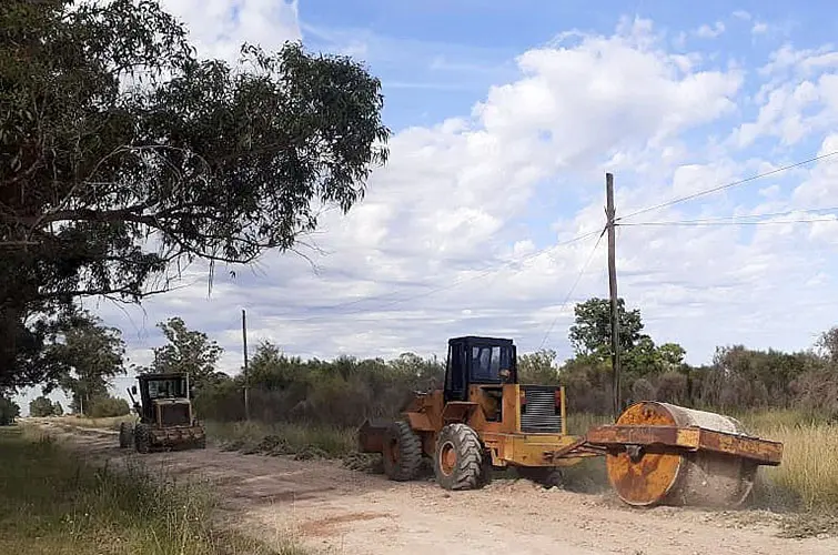 El Ente Vial trabaja en el arreglo de las calles de Claraz