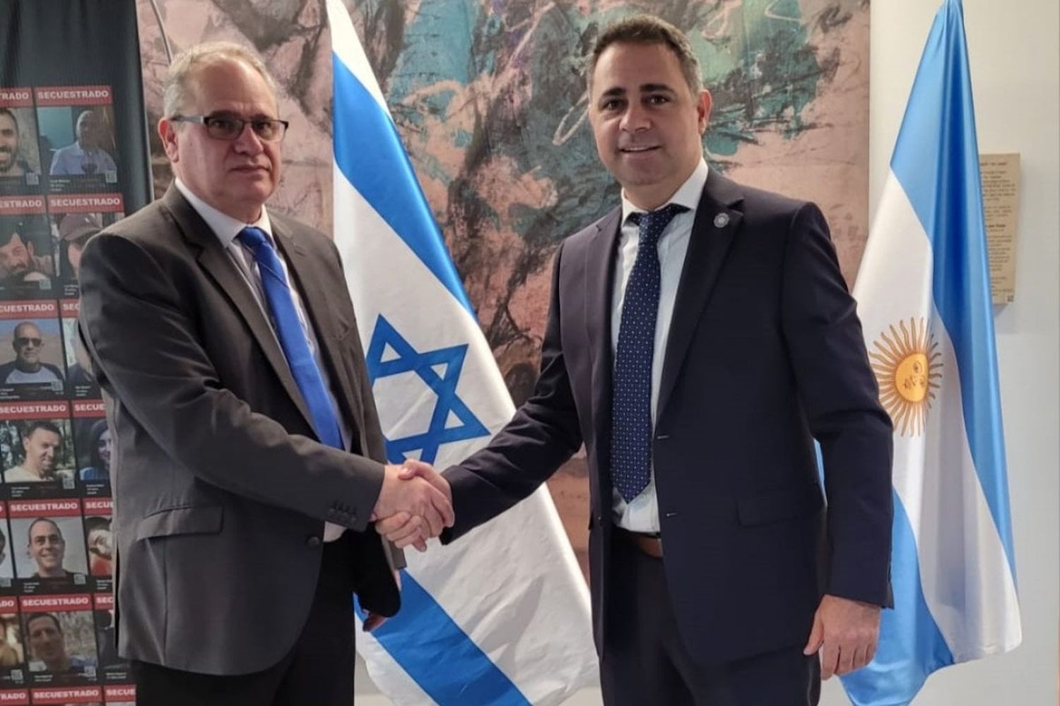 Davico se reunió con el embajador de Israel en Argentina