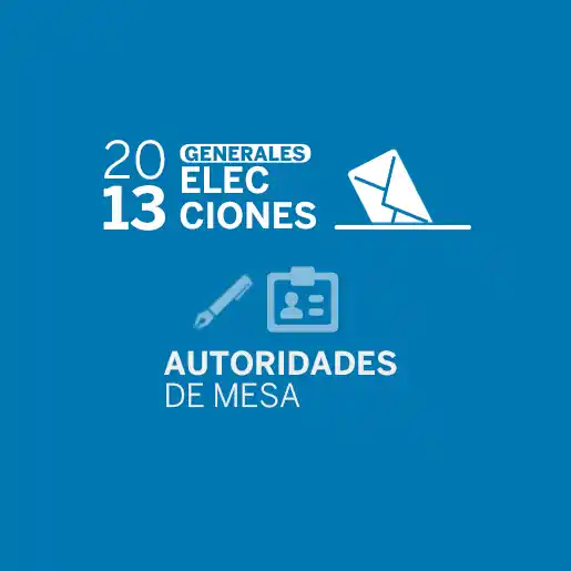 Elecciones 2013: Todo lo que deben saber las autoridades de mesa