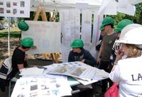 Más de 150 estudiantes de la Técnica 2 realizaron prácticas en la Plaza Independencia