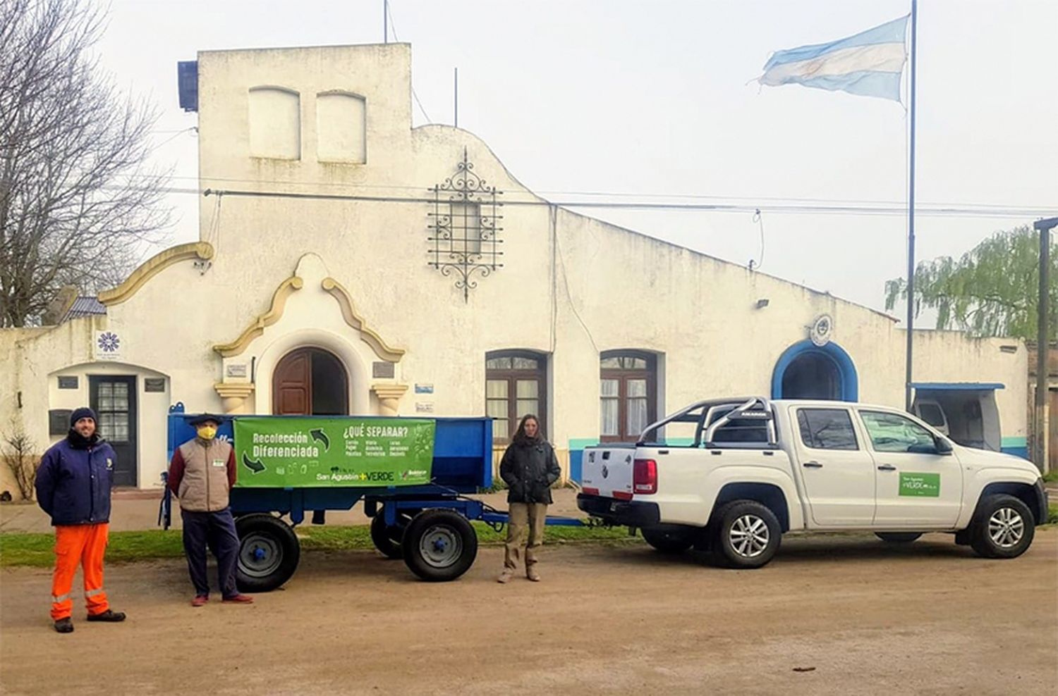 Acciones ambientales en San Agustín: lanzan el plan "Miércoles Verde"