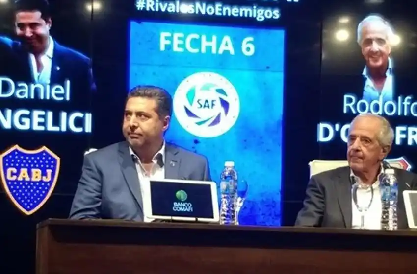 Angelici y D’onofrio, unidos en la previa de un nuevo Superclásico