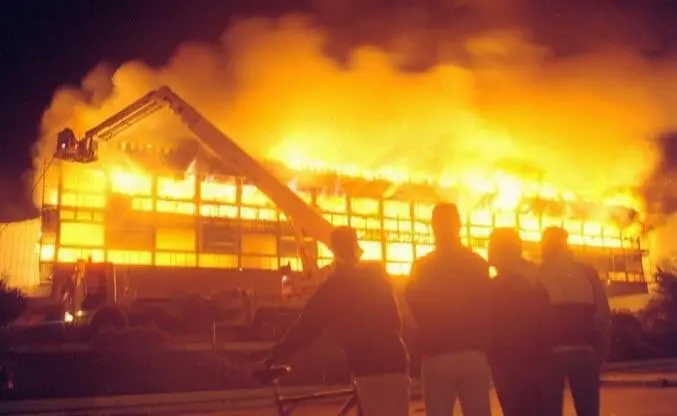 Incendio en casino de Necochea