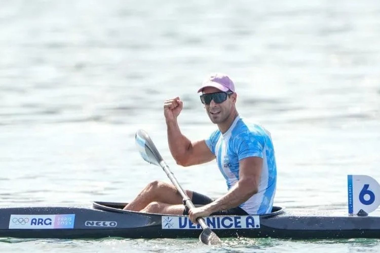 Vernice se metió en la final de los 1000 metros de kayak y terminó cuarto