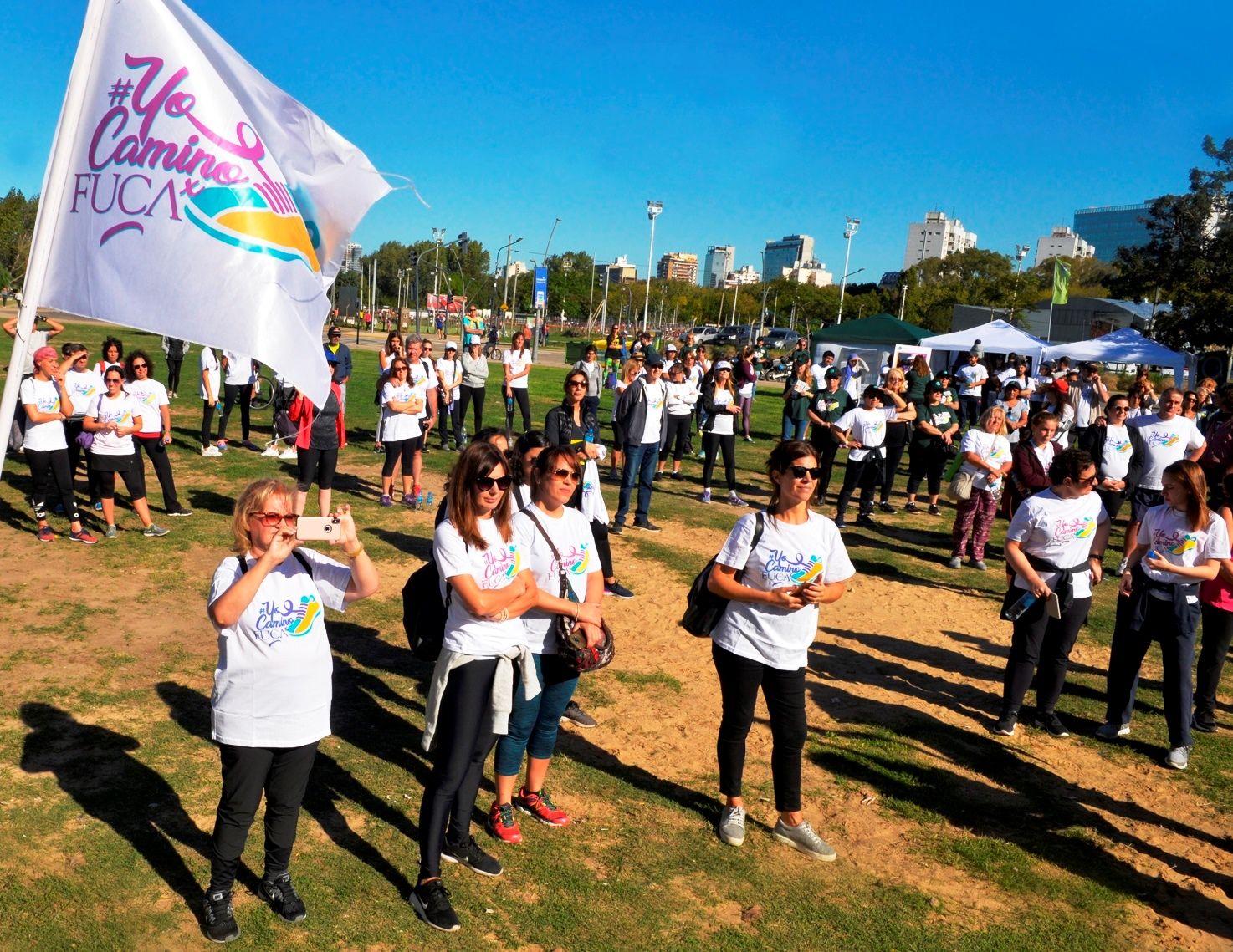 Caminata de la Fundación Cáncer – FUCA en la costa de Vicente López