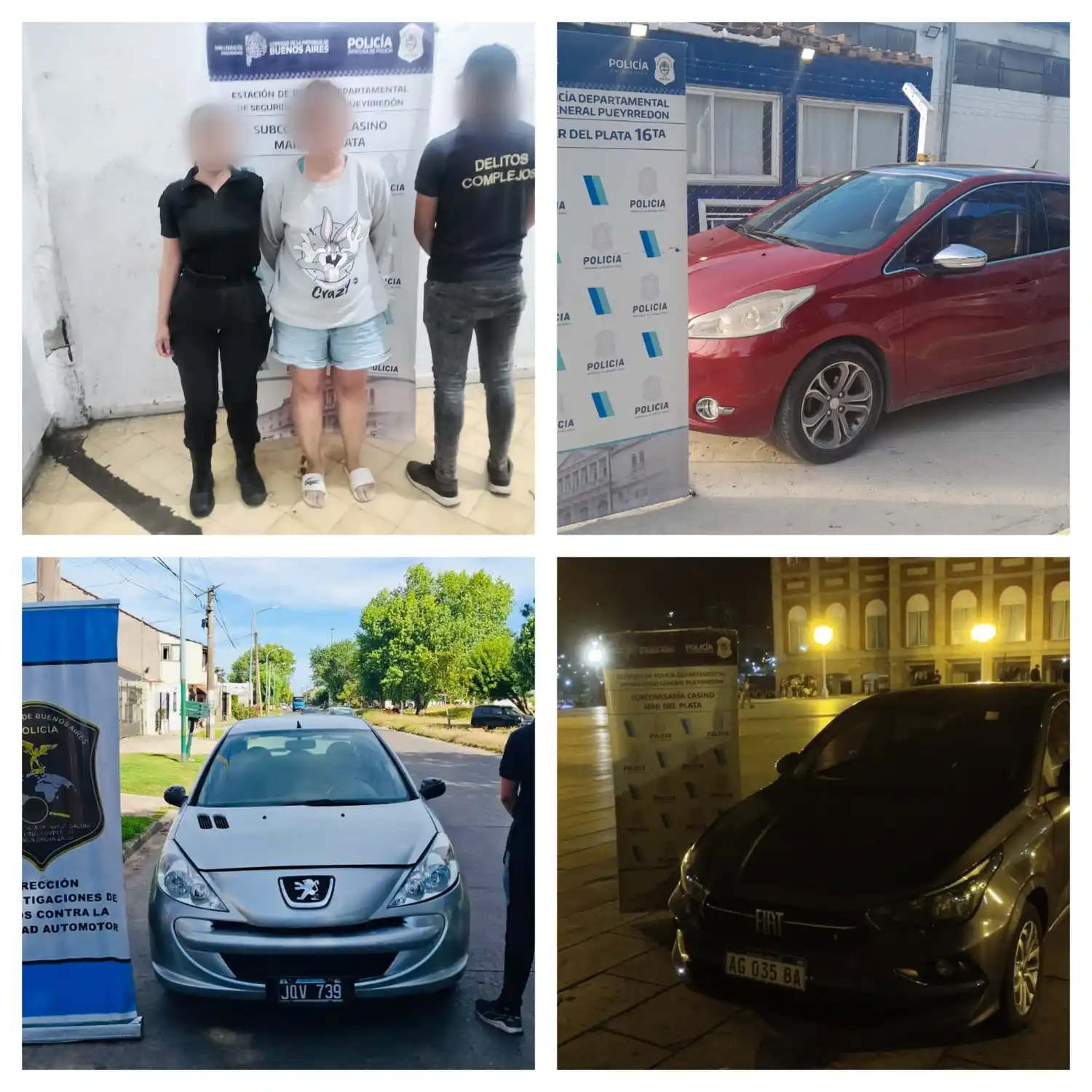 Todos los detenidos fueron aprehendidos en el marco del Operativo Sol.