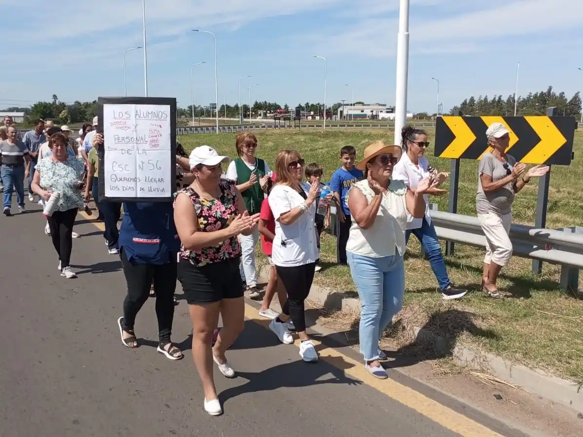 Movilización en la ruta 20: exigen mejoras urgentes en la vía