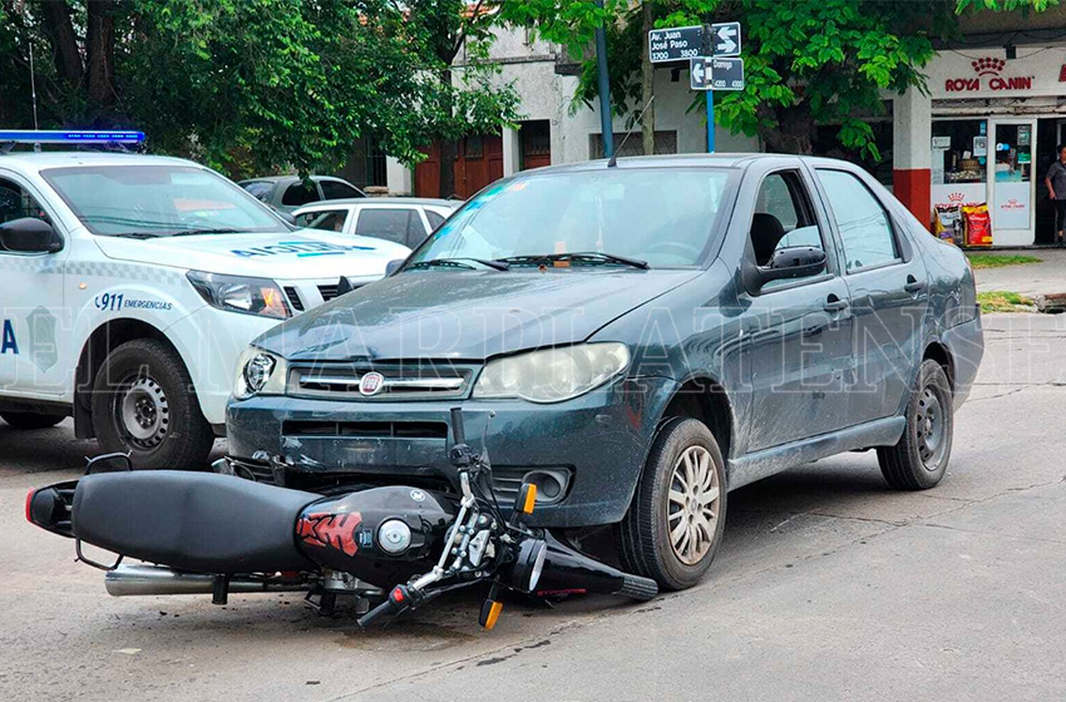 Accidente en Paso y Dorrego: "La ambulancia tardó 1 hora"