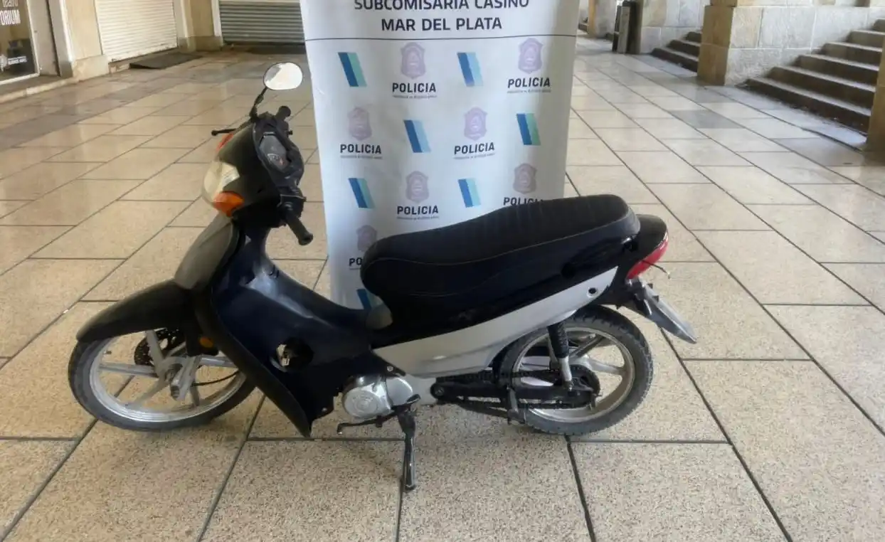 La moto tenía pedido de secuestro desde febrero del año pasado.