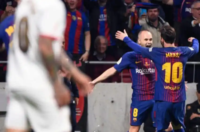 El Barcelona aplastó al Sevilla y se quedó con la Copa del Rey
