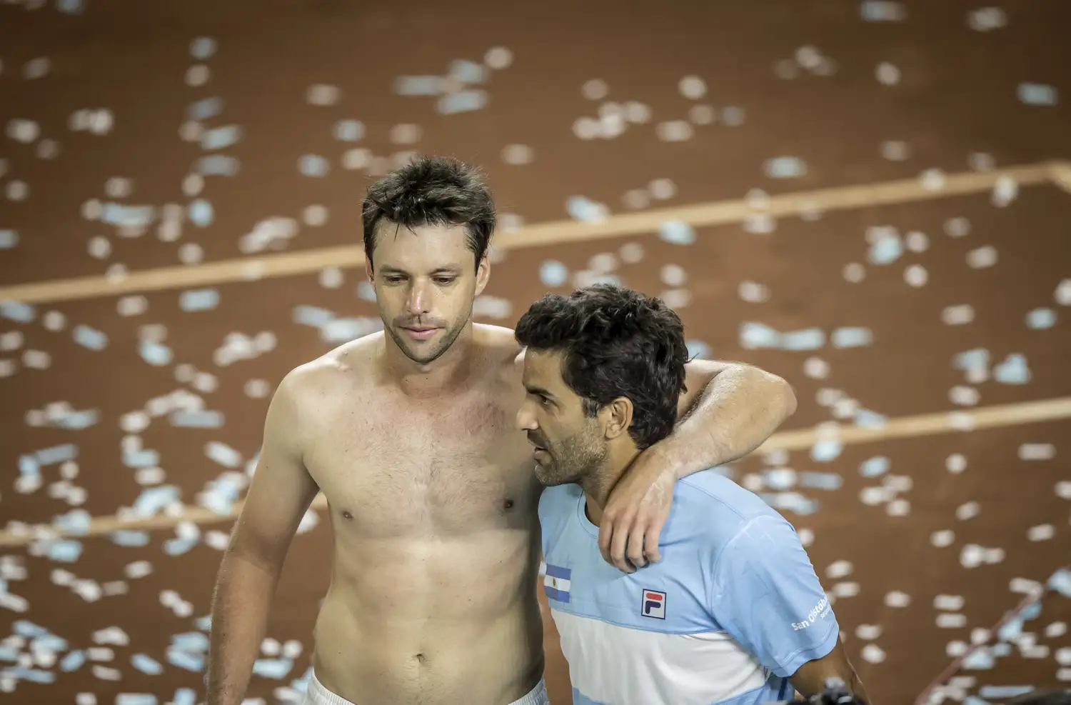 Argentina ganó el doble y se llevó la serie