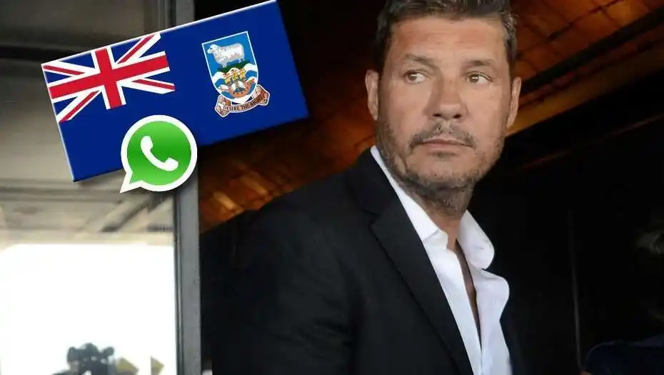 Marcelo Tinelli estalló de bronca con WhatsApp por Malvinas