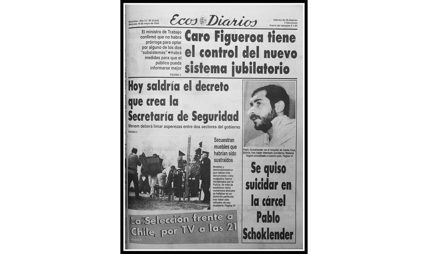 Miércoles 18 mayo de 1994