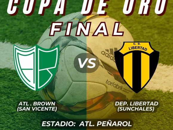 Brown y Libertad definen la Copa de Oro en Peñarol: clásico con sabor a final y pasaje a la Santa Fe 2026