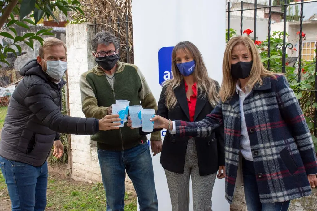Habilitaron una nueva red de agua potable para 20.000 vecinos en Ezeiza