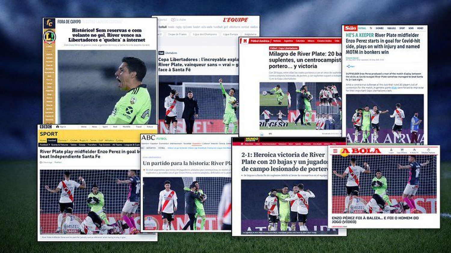 River destacado a nivel mundial por la prensa internacional