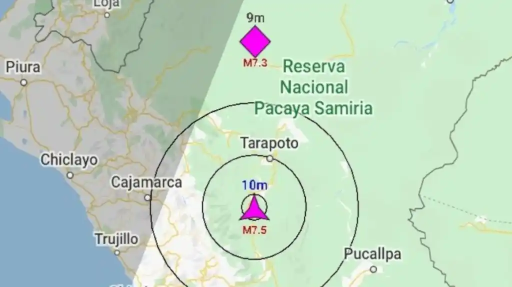 ¡SE SINTIÓ EN COLOMBIA Y ECUADOR! Sismo de magnitud 7,5 sacude la selva norte de Perú