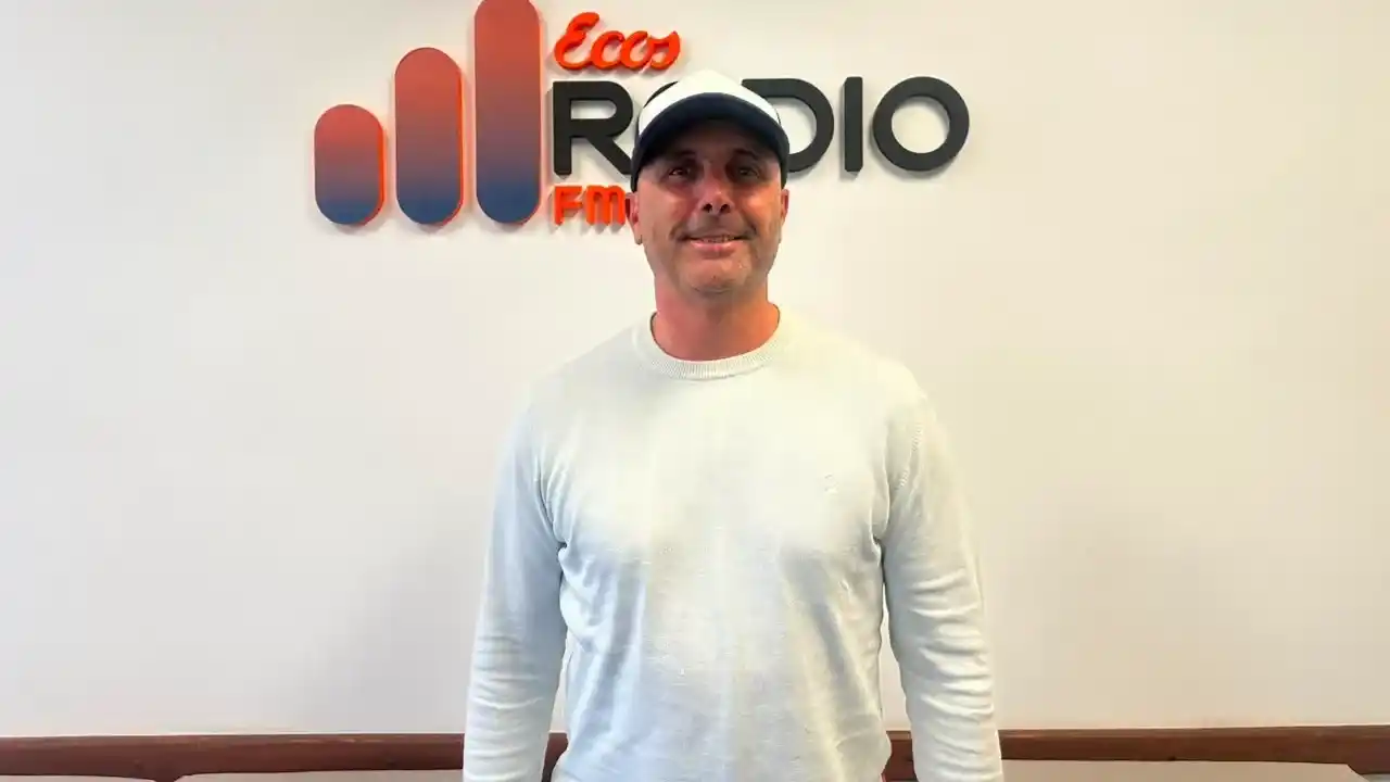 Damián García pasó por los estudios de Ecos Radio