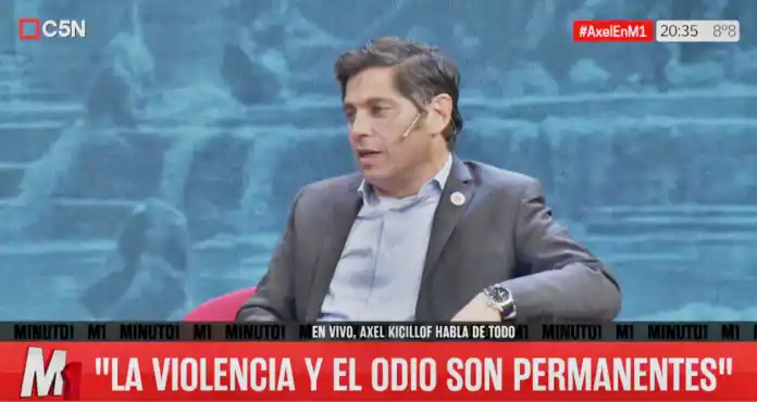 El gobernador Kicillof