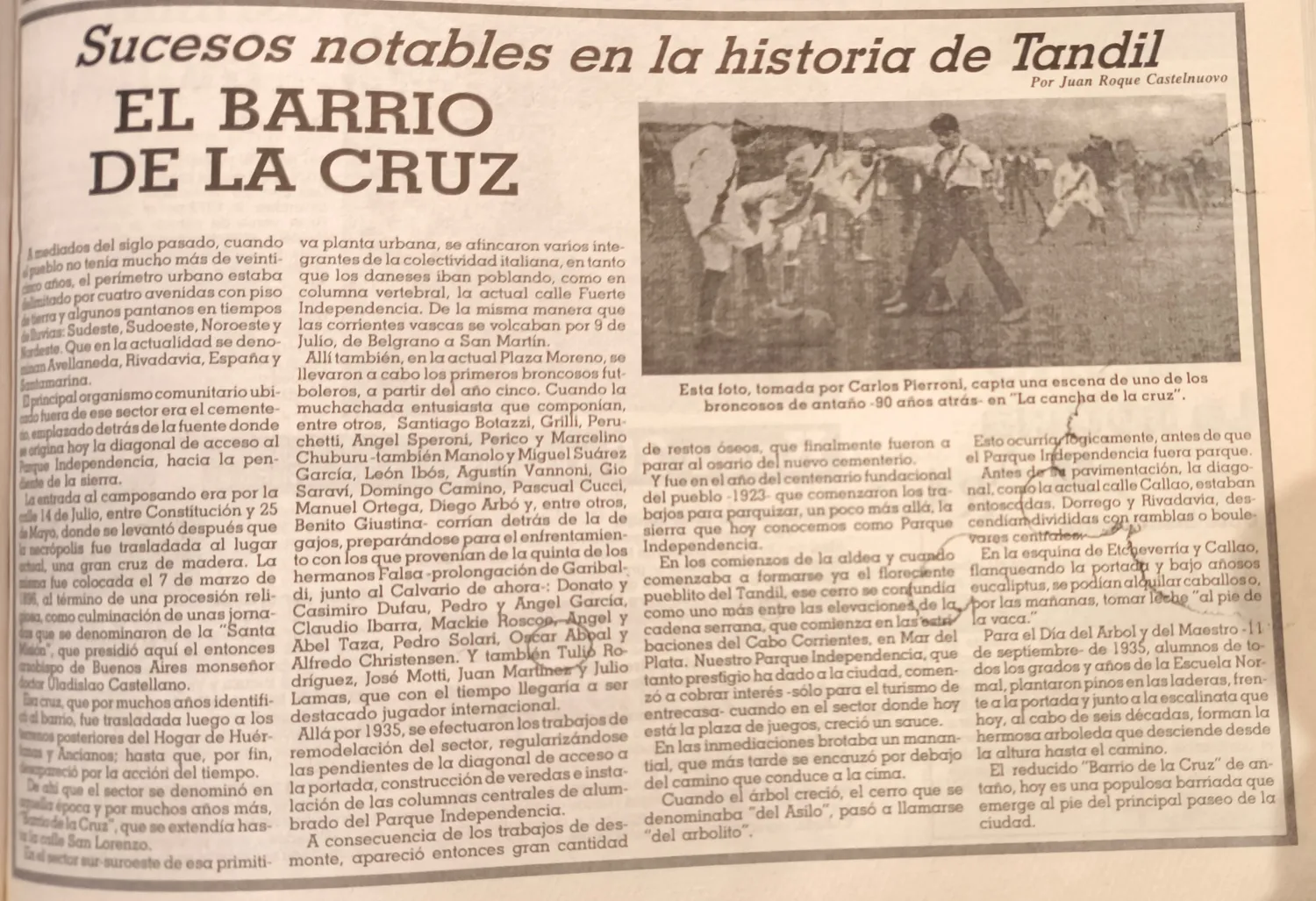 El barrio de la cruz
