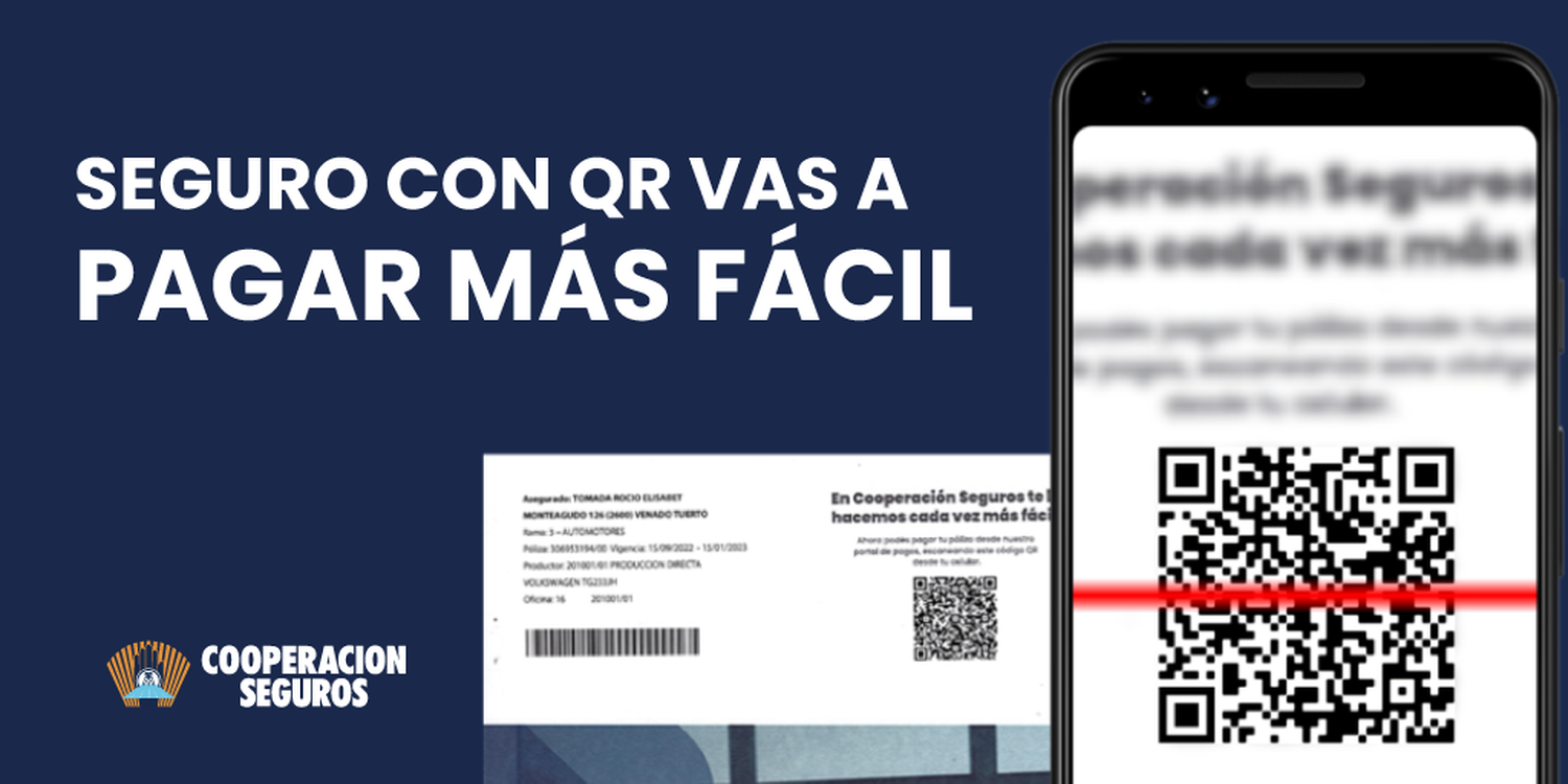 Habilitan pago con código QR en Cooperación Seguros