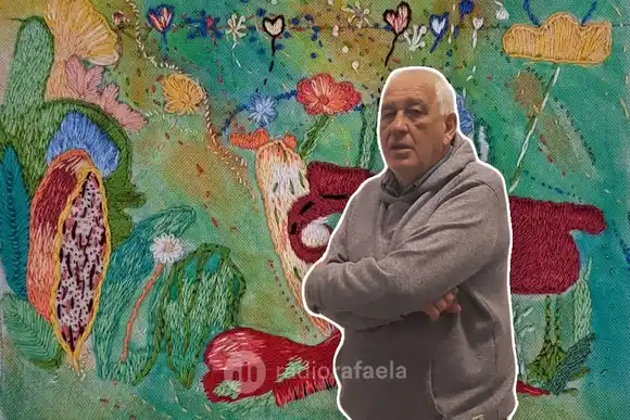 El hilo y la memoria, unidos en la vida de Alberto Menardi: “Bordar es un acto de reflexión”