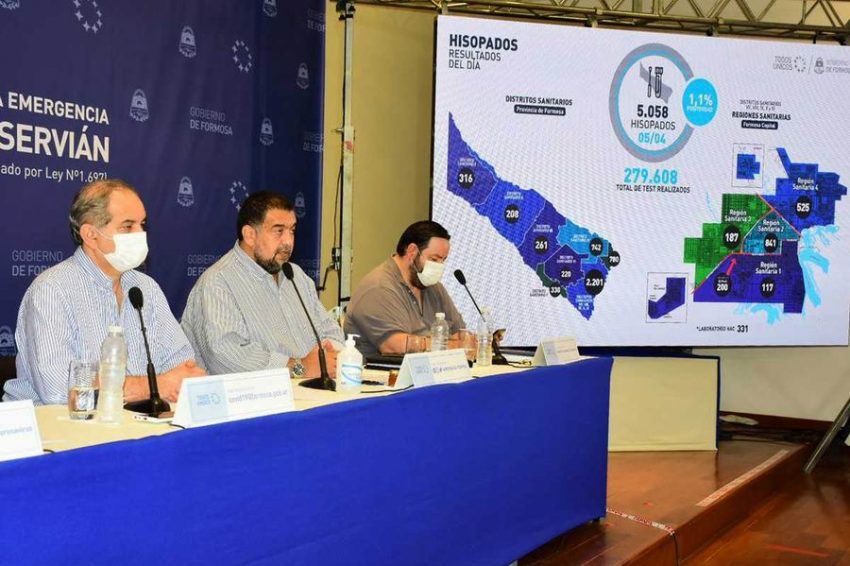 Covid-19 en Formosa: 3 personas fallecieron y hay 85 nuevos casos