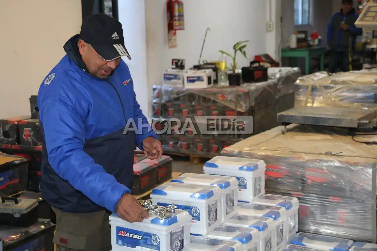 La venta de baterías es normal y no hay desabastecimiento en Gualeguaychú