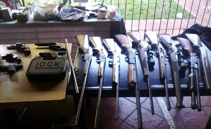 En Operativo "El Oasis del Chorro" secuestraron más de 35 armas en Morón 