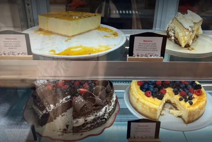 Algunas de las tortas que Maru Botana ofrece en su local de Barcelona.