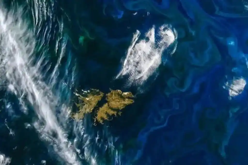 La NASA publicó una foto polémica de las Islas Malvinas: desconoció la soberanía argentina