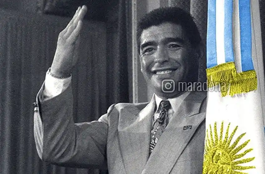 Maradona, un hombre que dejó en claro su preferencia política: «Fui, soy y siempre seré peronista»