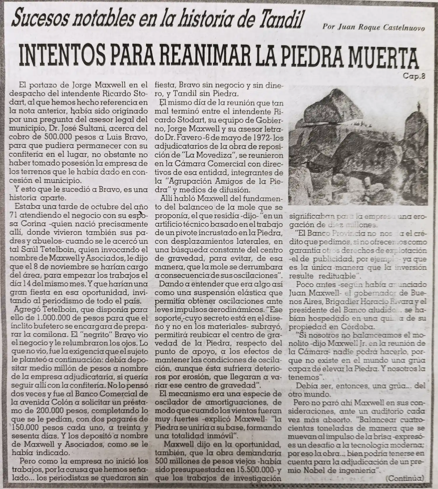 Intentos para reanimar la piedra muerta   - Cap. 8