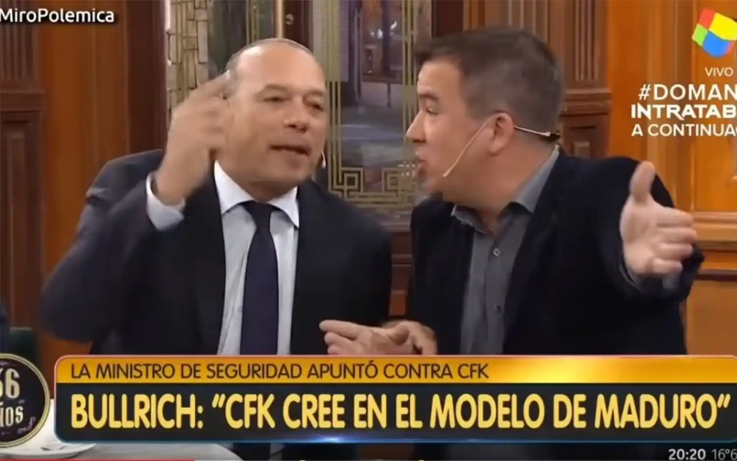 El fuerte cruce entre Sergio Berni y Gastón Recondo: "Con Macri parecemos Venezuela"