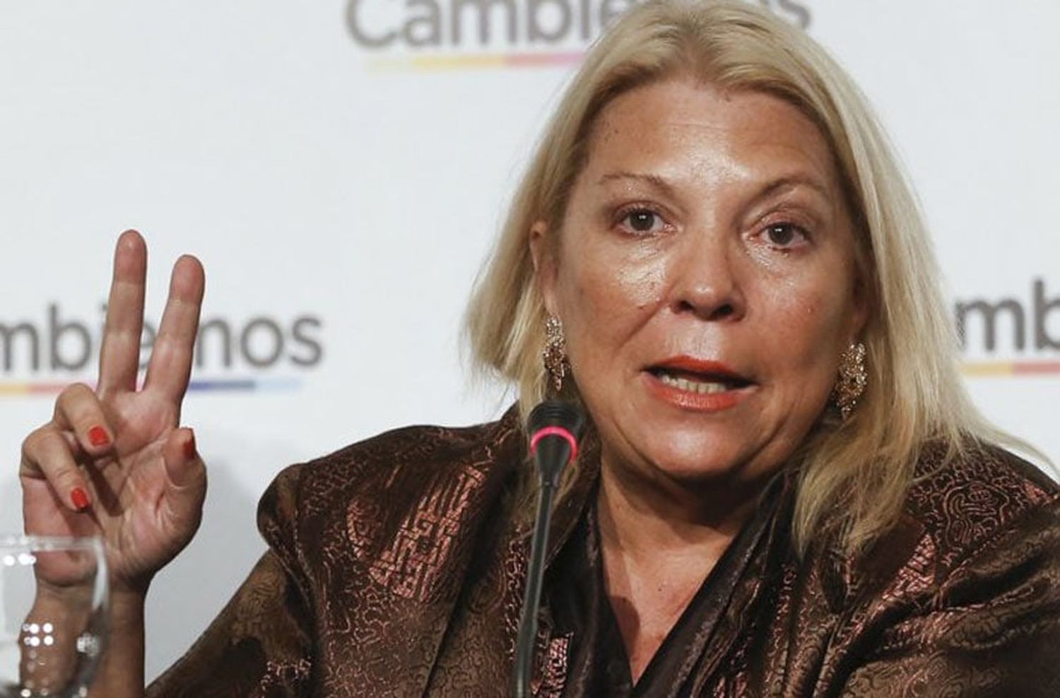 Carrió advirtió que el préstamo del FMI «es un seguro contra un golpe civil»