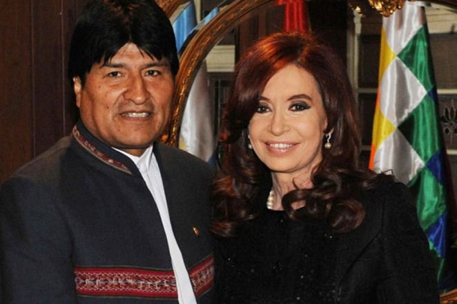 Cristina y Evo inauguraron monumento a Juana Azurduy