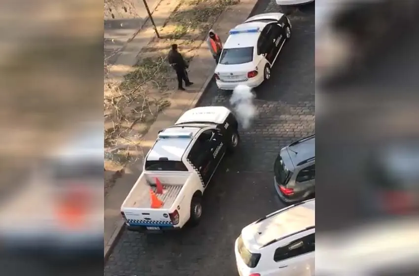 Denunciaron penalmente a los empleados estatales que utilizaron vehículos del municipio en una protesta gremial