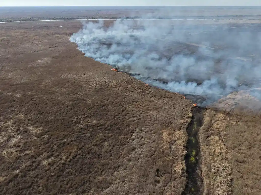 incendio lechiguanas fuego islas