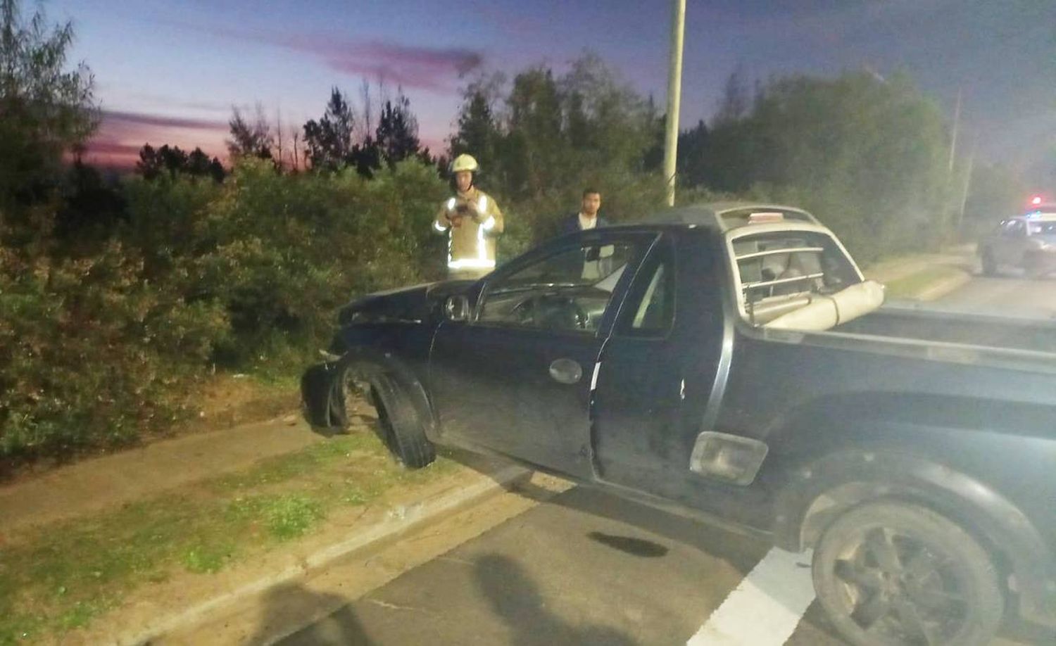 Grave accidente entre dos vehículos en Avenida Monseñor Rösch