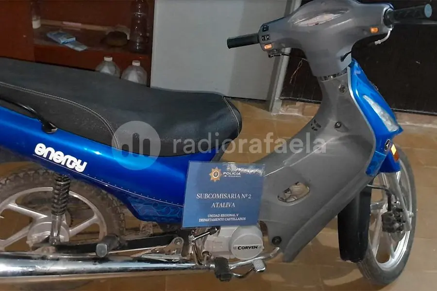 Robaron una moto en Sunchales y apareció a la tarde “abandonada” en Ataliva