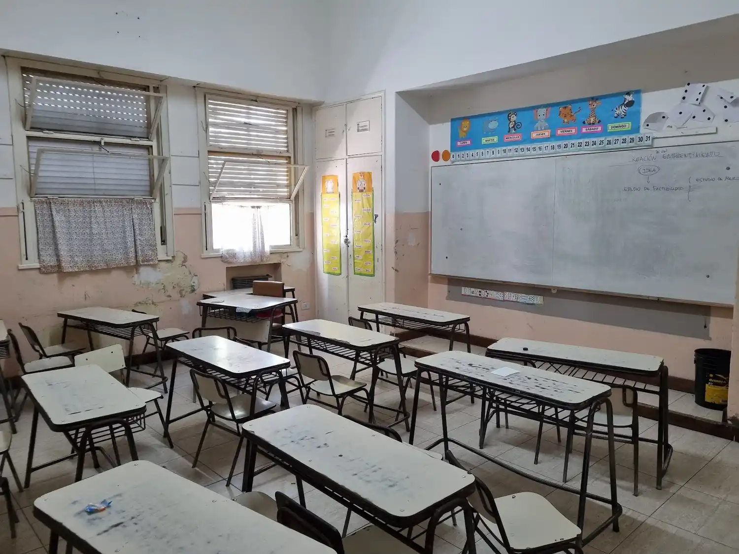 Sólo resta que comiencen las clases en el nivel superior.