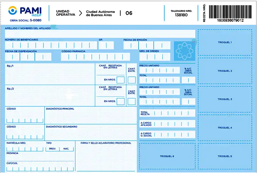 A partir del 15 de marzo PAMI cambia los recetarios