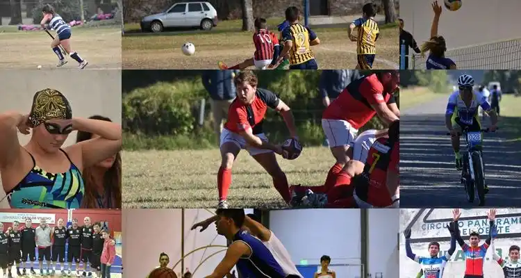 Variada actividad deportiva el fin de semana largo
