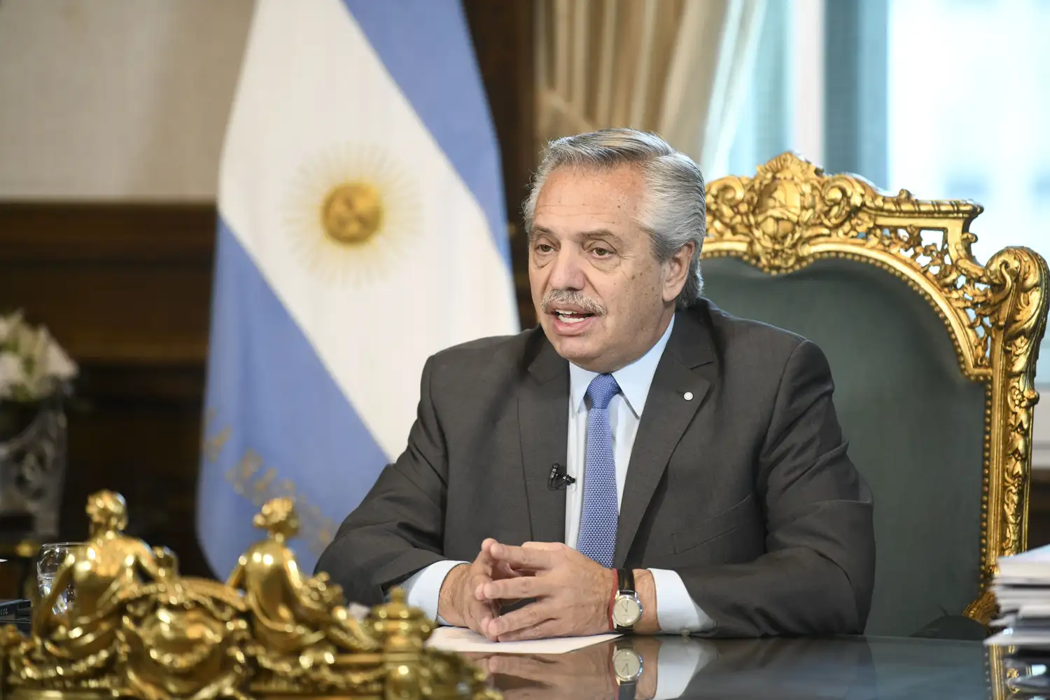 El presidente Alberto Fernández expuso de forma virtual en la apertura de la 30ma. Conferencia Sanitaria Panamericana.
