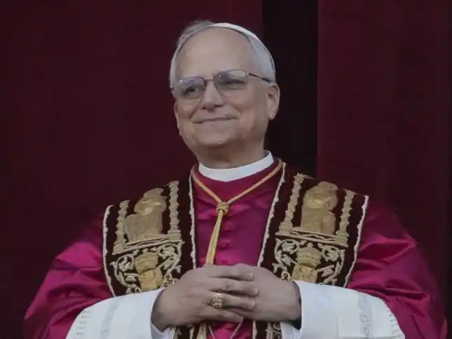 El Papa León XIV. Foto:  AP