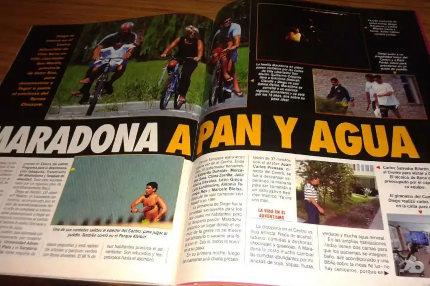 Cuando Maradona hizo famosa a una clínica entrerriana durante la década del '90