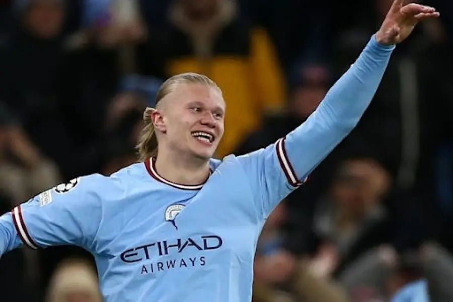 Haaland y sus cinco goles para el City en la Champions League